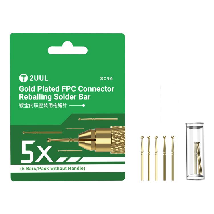 Barra di saldatura per reballing del connettore FPC placcato oro 2uul SC96, SC96 Barra di saldatura per reballing del connettore FPC placcato oro 2uul SC96, SC96